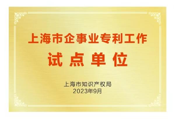 
上海市专利试点单位