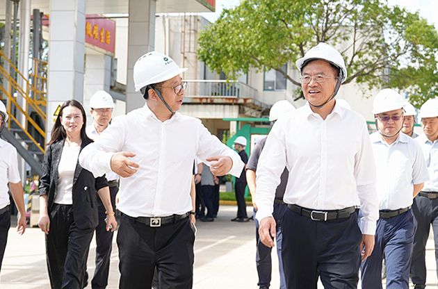 北京市副市长文献一行莅临中器调研考察 共探餐厨废弃油脂协同治理新路径